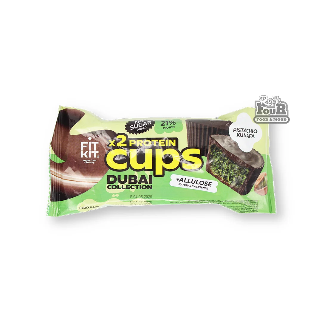 Պրոտեինով թխվածք «FIT KIT Cups Dubai Chocolate» 70գ